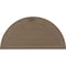 Ekena Millwork Half Round Gable Vent Louver, Non-Functional, 24"W x 12"H x 1 1/8"P GVHR24D - alternate 2